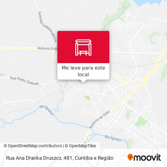 Rua Ana Dranka Druszcz, 481 mapa