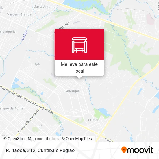 R. Itaóca, 312 mapa