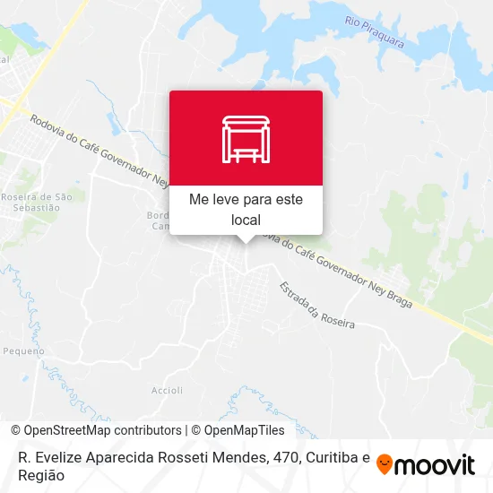 R. Evelize Aparecida Rosseti Mendes, 470 mapa