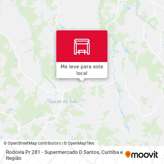 Rodovia Pr 281 - Supermercado D Santos mapa