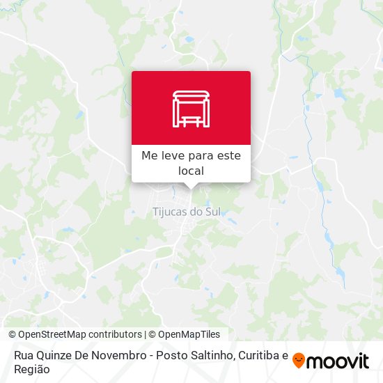 Rua Quinze De Novembro - Posto Saltinho mapa