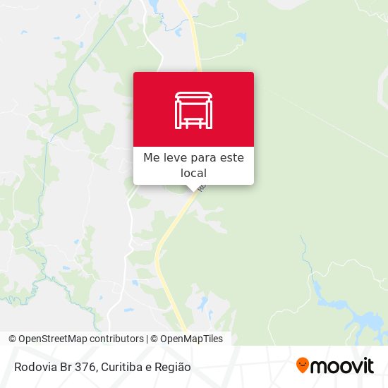 Rodovia Br 376 mapa