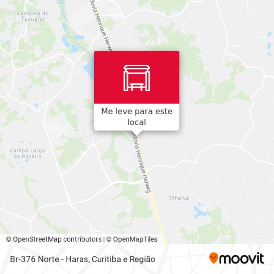Br-376 Norte - Haras mapa