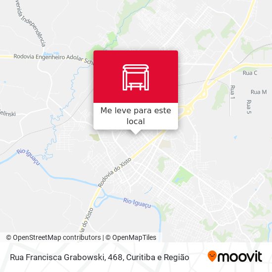 Rua Francisca Grabowski, 468 mapa
