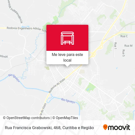 Rua Francisca Grabowski, 468 mapa