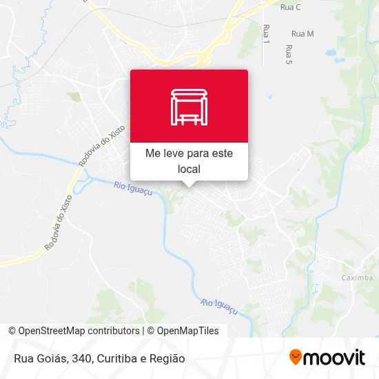 Rua Goiás, 340 mapa