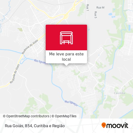 Rua Goiás, 854 mapa