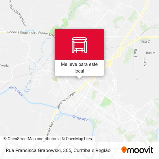Rua Francisca Grabowski, 365 mapa