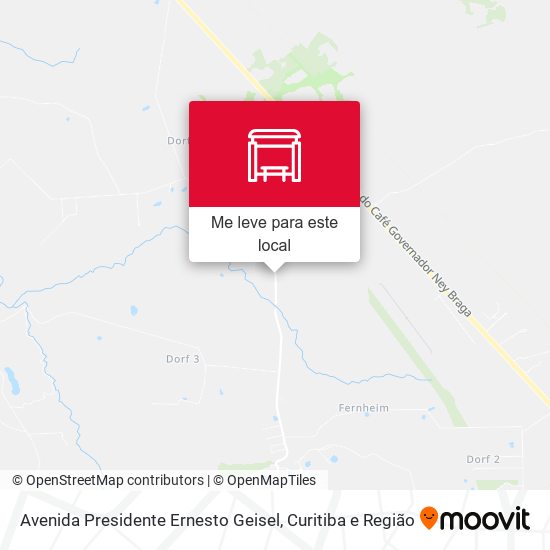 Avenida Presidente Ernesto Geisel mapa