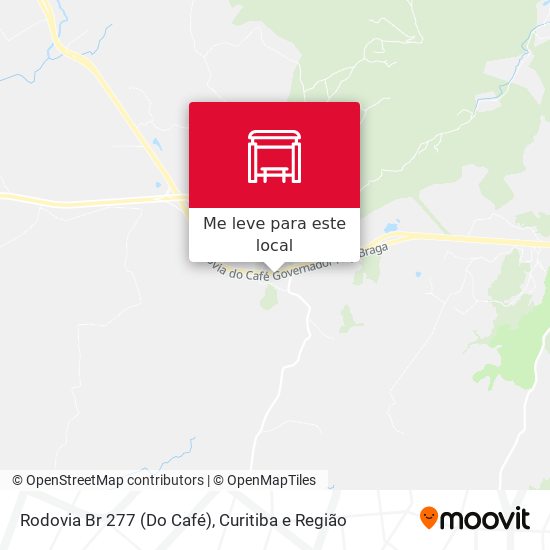 Rodovia Br 277 (Do Café) mapa