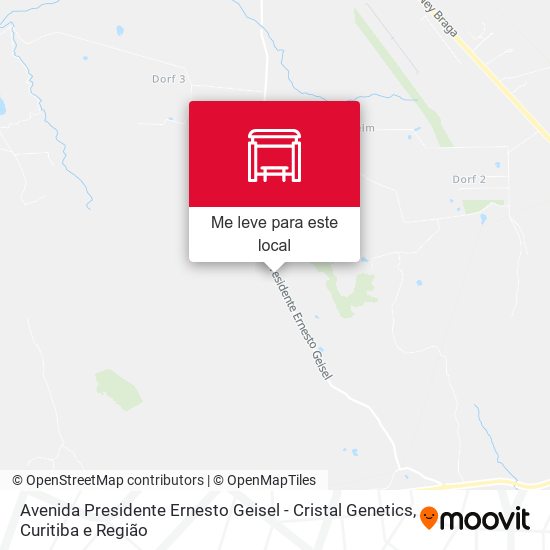 Avenida Presidente Ernesto Geisel - Cristal Genetics mapa