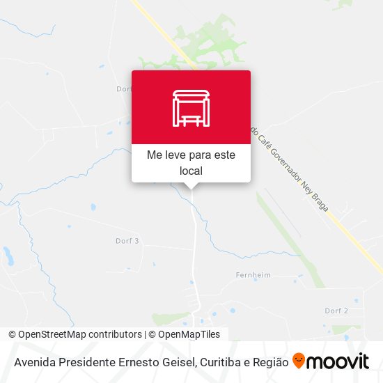 Avenida Presidente Ernesto Geisel mapa