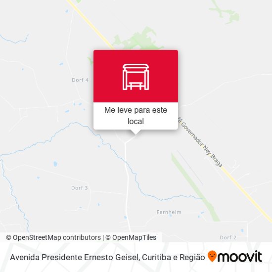 Avenida Presidente Ernesto Geisel mapa