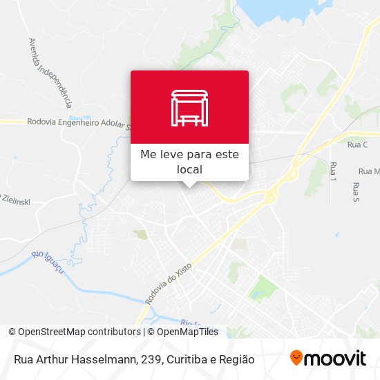 Rua Arthur Hasselmann, 239 mapa