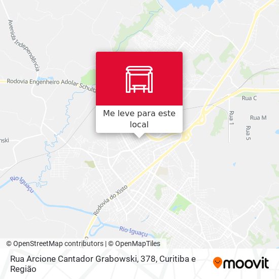 Rua Arcione Cantador Grabowski, 378 mapa