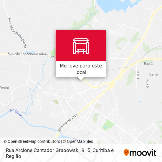 Rua Arcione Cantador Grabowski, 915 mapa