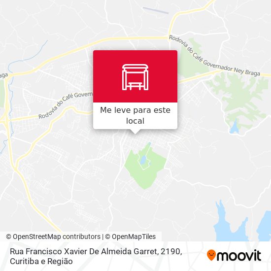 Rua Francisco Xavier De Almeida Garret, 2190 mapa