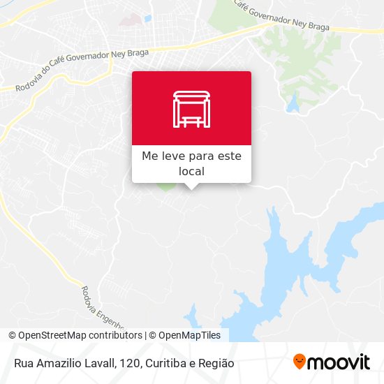 Rua Amazilio Lavall, 120 mapa