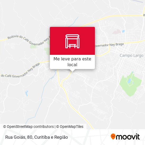 Rua Goiás, 80 mapa