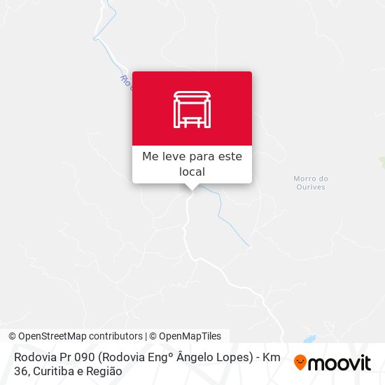 Rodovia Pr 090 (Rodovia Engº Ângelo Lopes) - Km 36 mapa