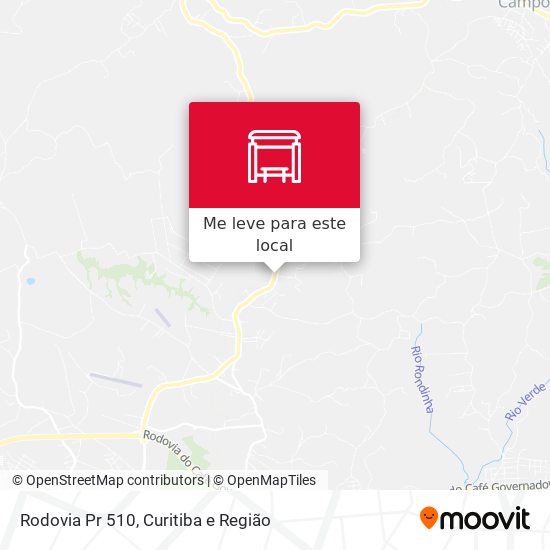 Rodovia Pr 510 mapa