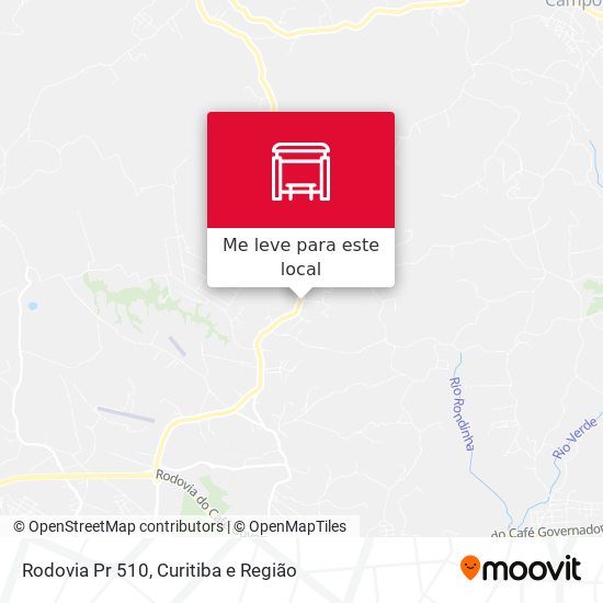 Rodovia Pr 510 mapa