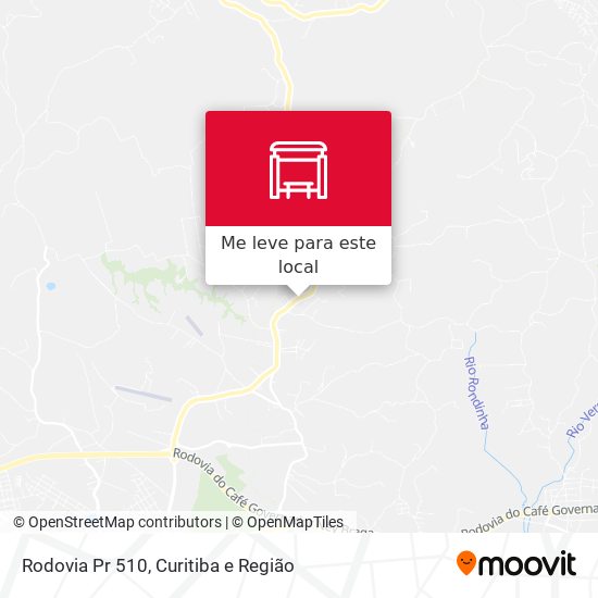 Rodovia Pr 510 mapa