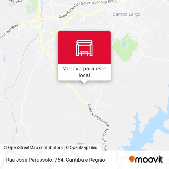 Rua José Perussolo, 764 mapa