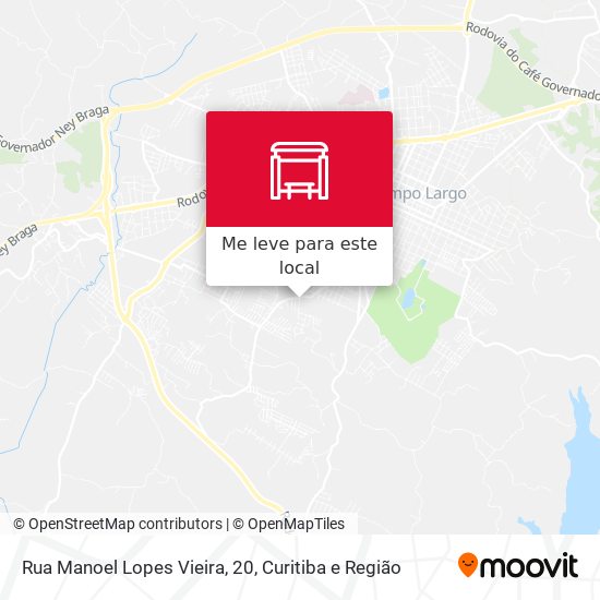 Rua Manoel Lopes Vieira, 20 mapa
