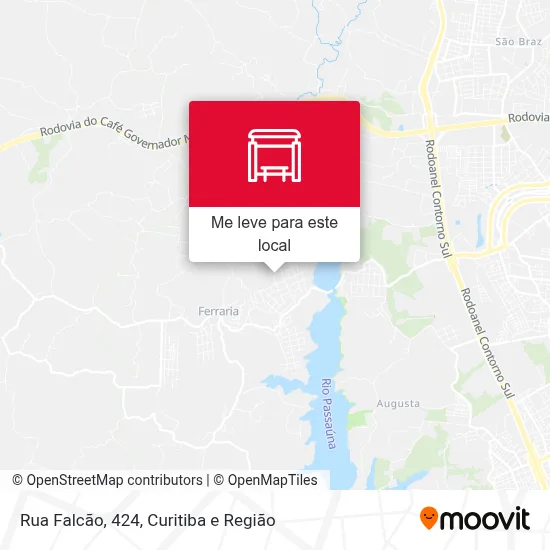 Rua Falcão, 424 mapa