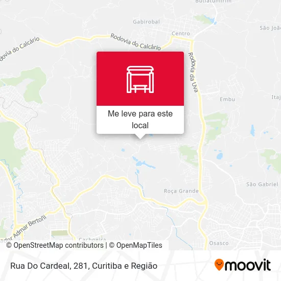 Rua Do Cardeal, 281 mapa