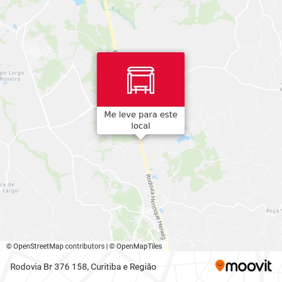 Rodovia Br 376 158 mapa
