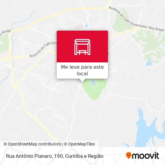 Rua Antônio Pianaro, 190 mapa
