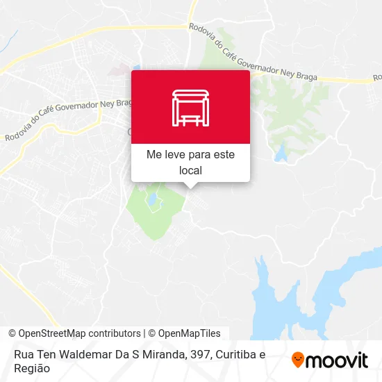 Rua Ten Waldemar Da S Miranda, 397 mapa