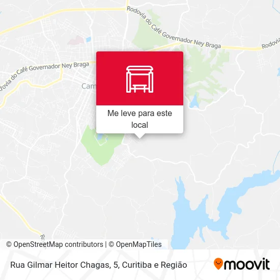 Rua Gilmar Heitor Chagas, 5 mapa