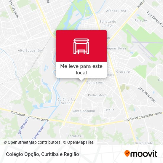 Colégio Opção mapa