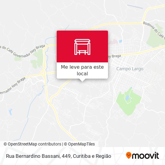 Rua Bernardino Bassani, 449 mapa
