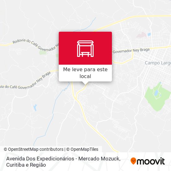 Avenida Dos Expedicionários - Mercado Mozuck mapa