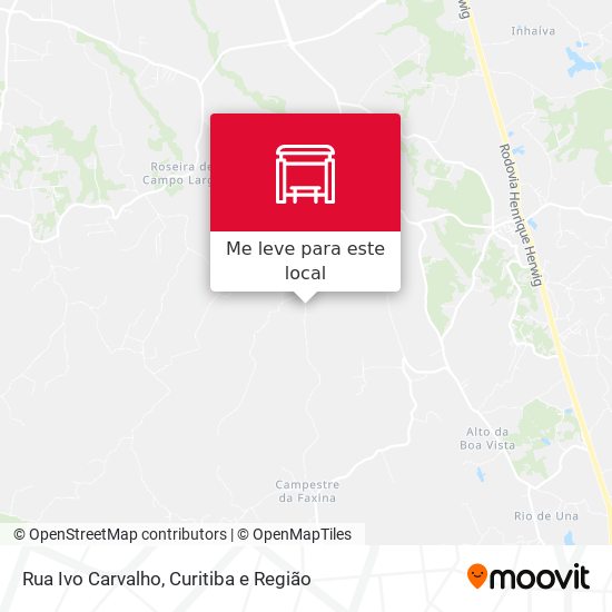 Rua Ivo Carvalho mapa