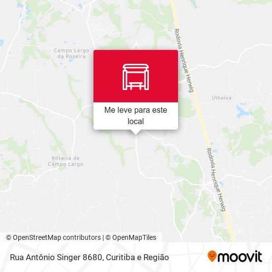 Rua Antônio Singer 8680 mapa