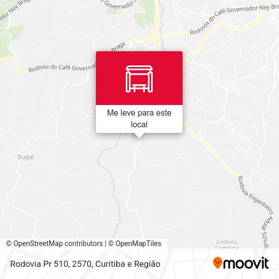 Rodovia Pr 510, 2570 mapa