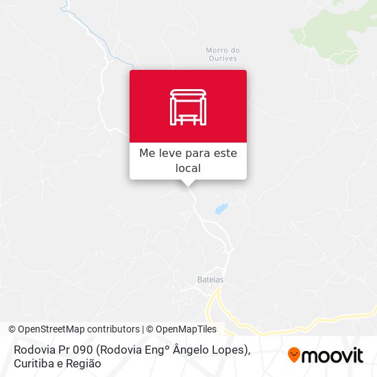Rodovia Pr 090 (Rodovia Engº Ângelo Lopes) mapa