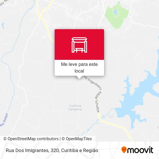 Rua Dos Imigrantes, 320 mapa