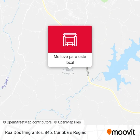 Rua Dos Imigrantes, 845 mapa