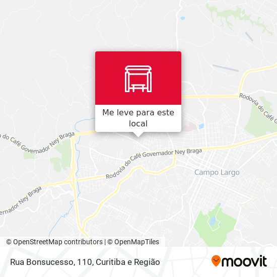 Rua Bonsucesso, 110 mapa