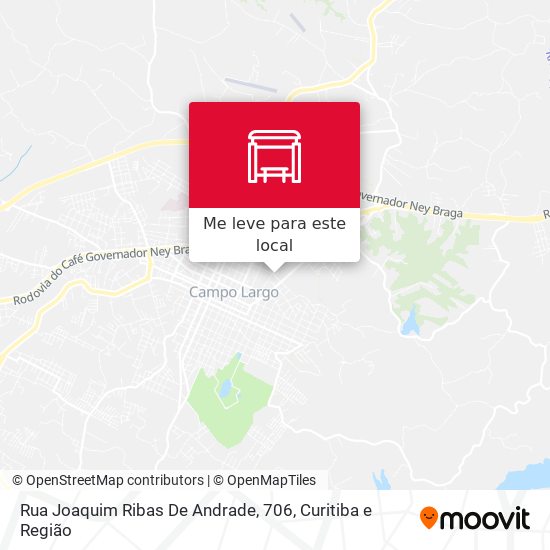 Rua Joaquim Ribas De Andrade, 706 mapa