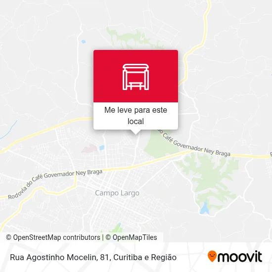 Rua Agostinho Mocelin, 81 mapa