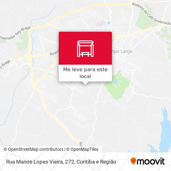 Rua Manoe Lopes Vieira, 272 mapa