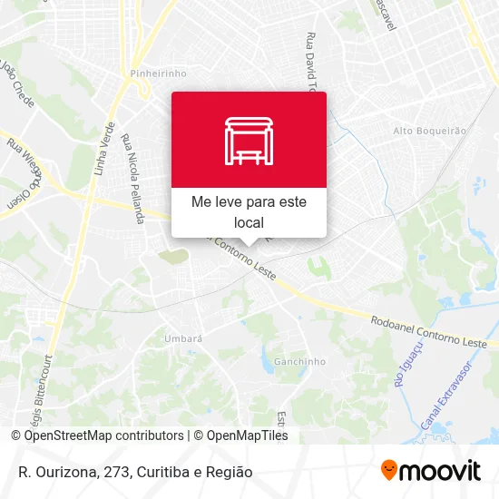 R. Ourizona, 273 mapa