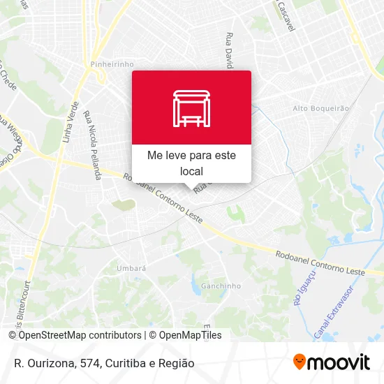 R. Ourizona, 574 mapa